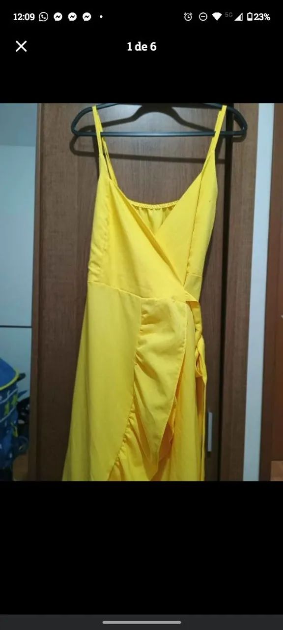 Vestido transpassado 