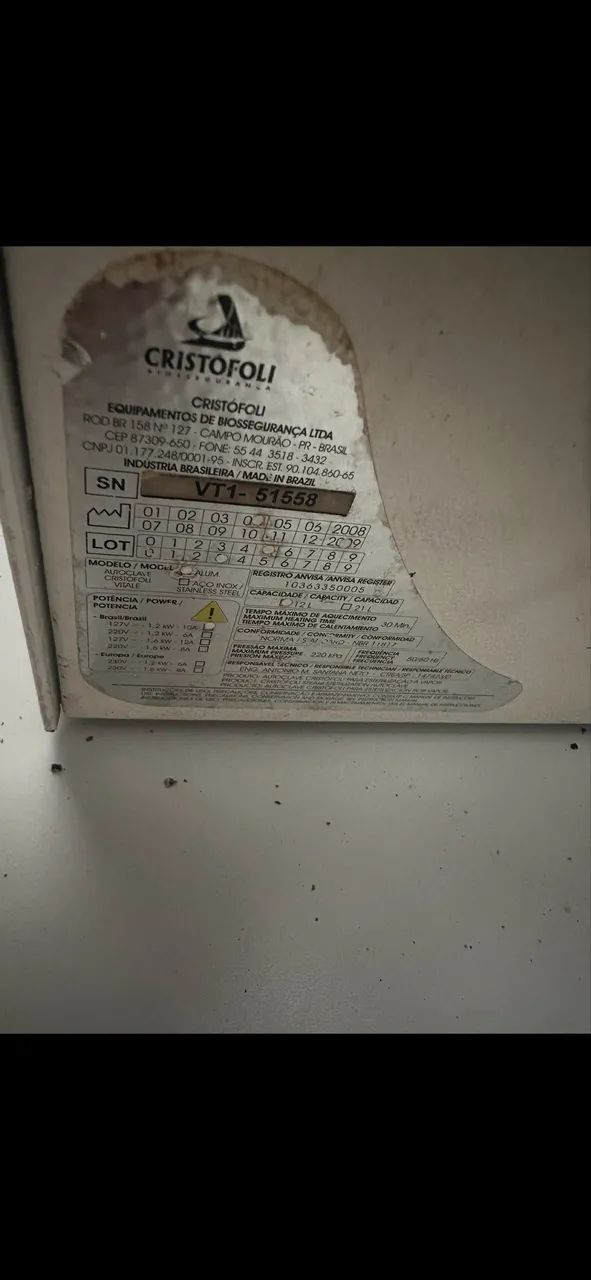 Autoclave Cristofoli  - Foto 3