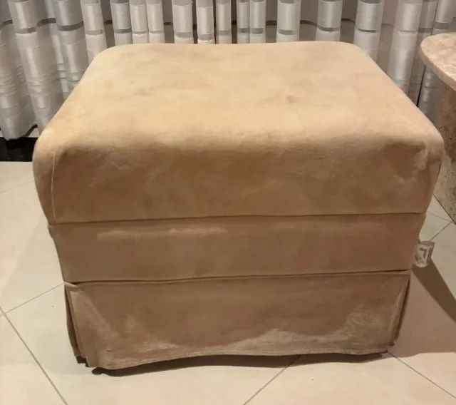 Conjunto com 2 poltronas em rattan e 1 puff - Foto 2