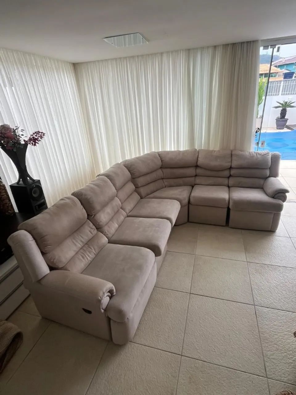 Sofá de Canto em L - 4,20 m - Confortável e Reclinável - Foto 5