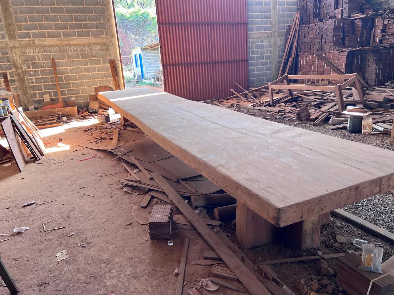 Mesa de madeira rara  - Foto 2