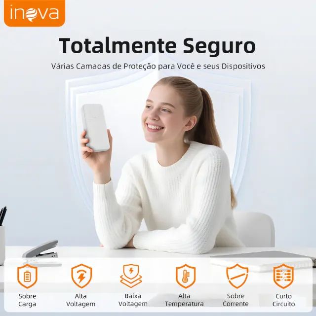 Power Bank Inova, 20.000Mah, Lacrado - Foto 3