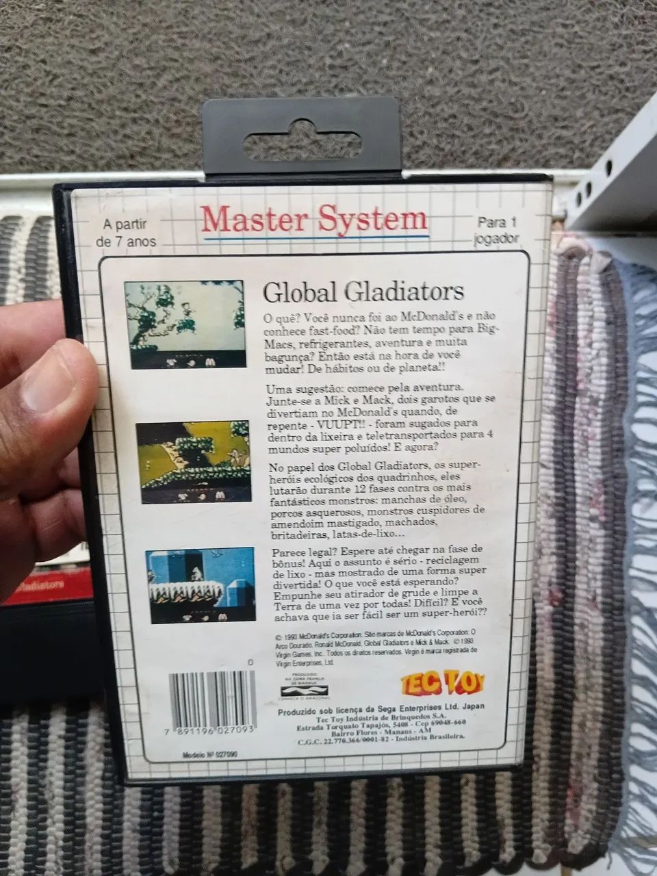 Jogo Master System Global Gladiators - Foto 2