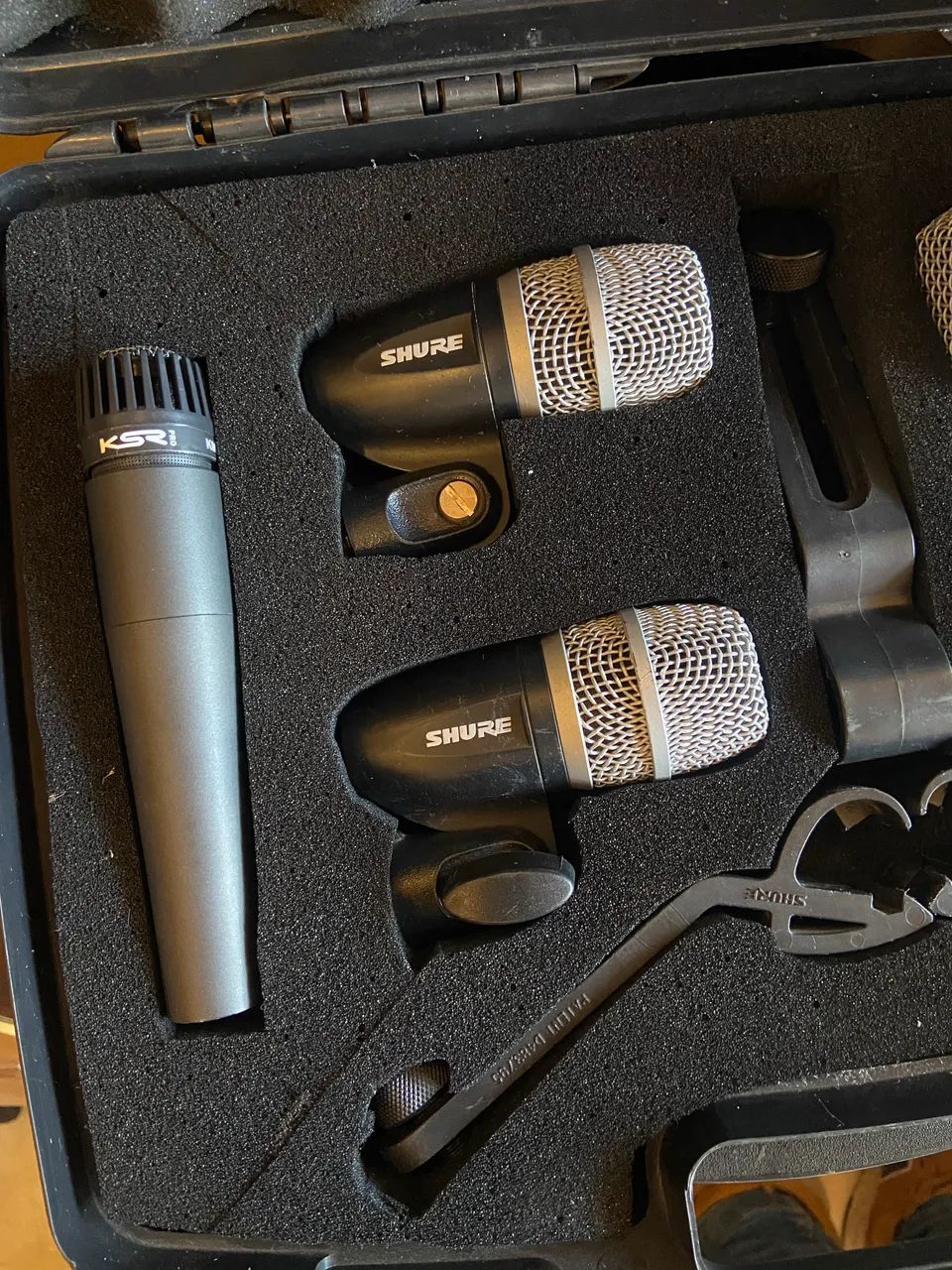 KIT MICROFONE BATERIA SHURE PGDMK6 - Foto 4