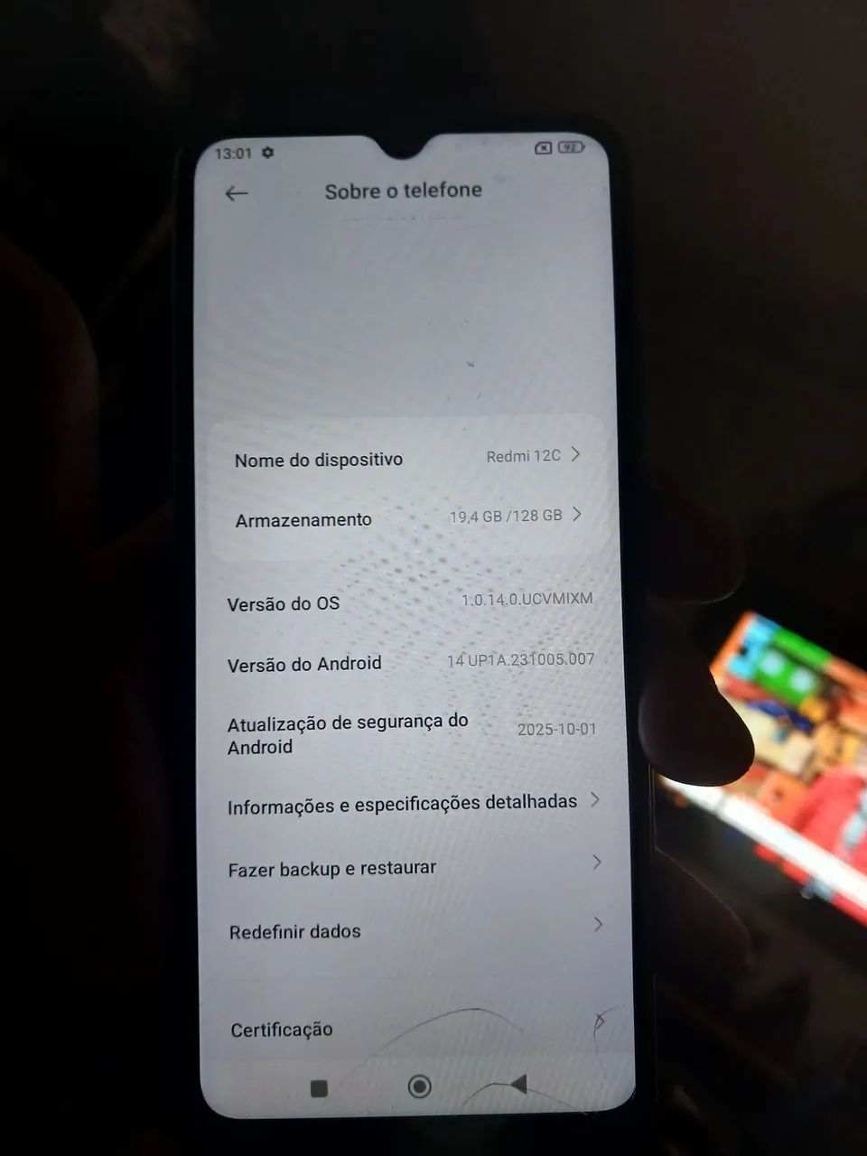 Redmi 12 c 400 reais , podendo negociar  - Foto 4