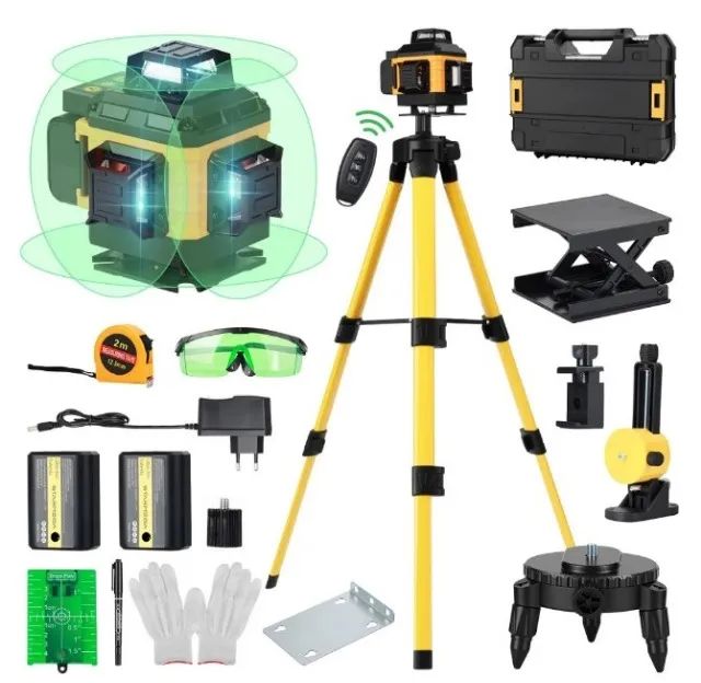 Nível a laser com tripé