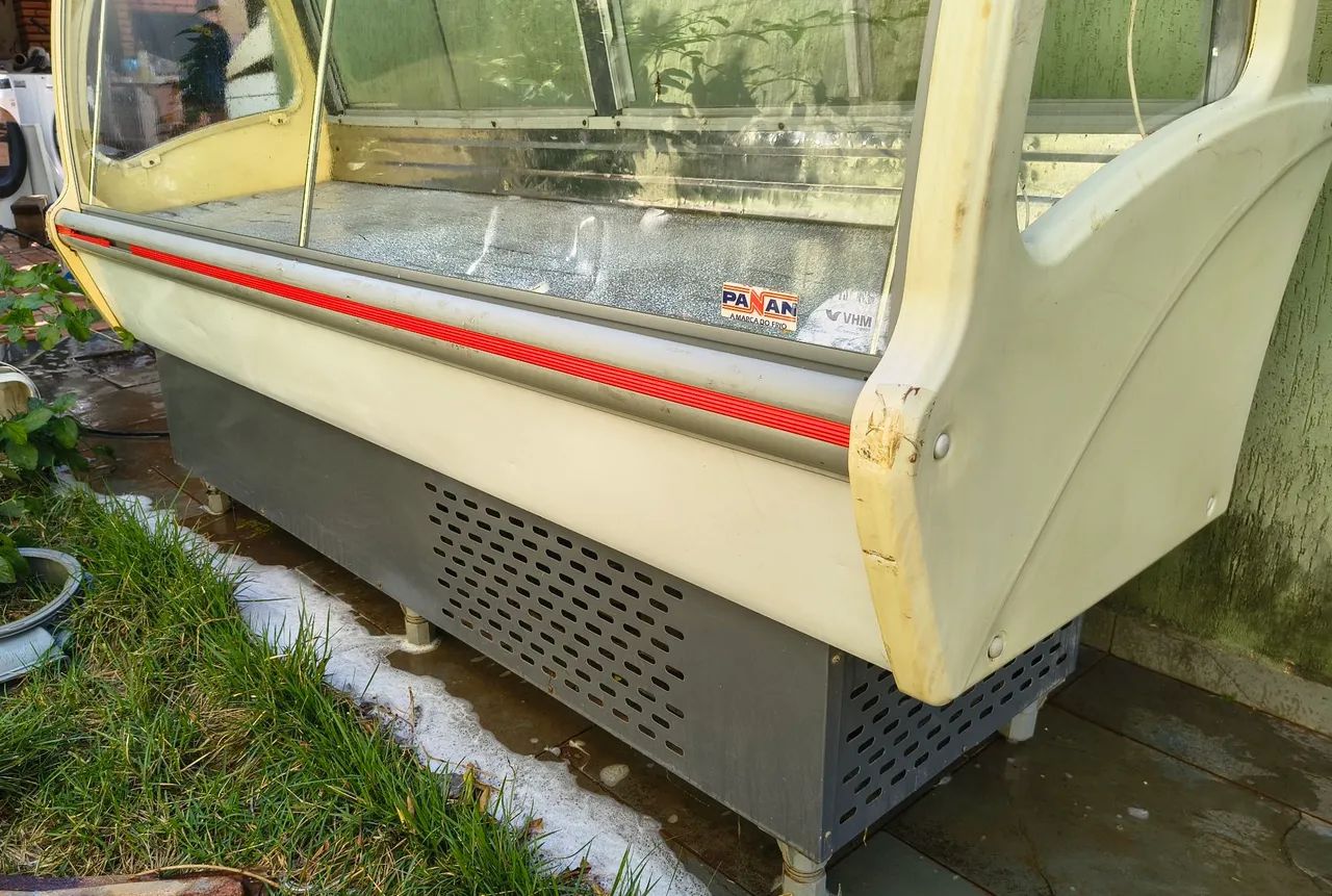 Balcão refrigerado para açougue 2 metros funcionando perfeitamente top! - Foto 5