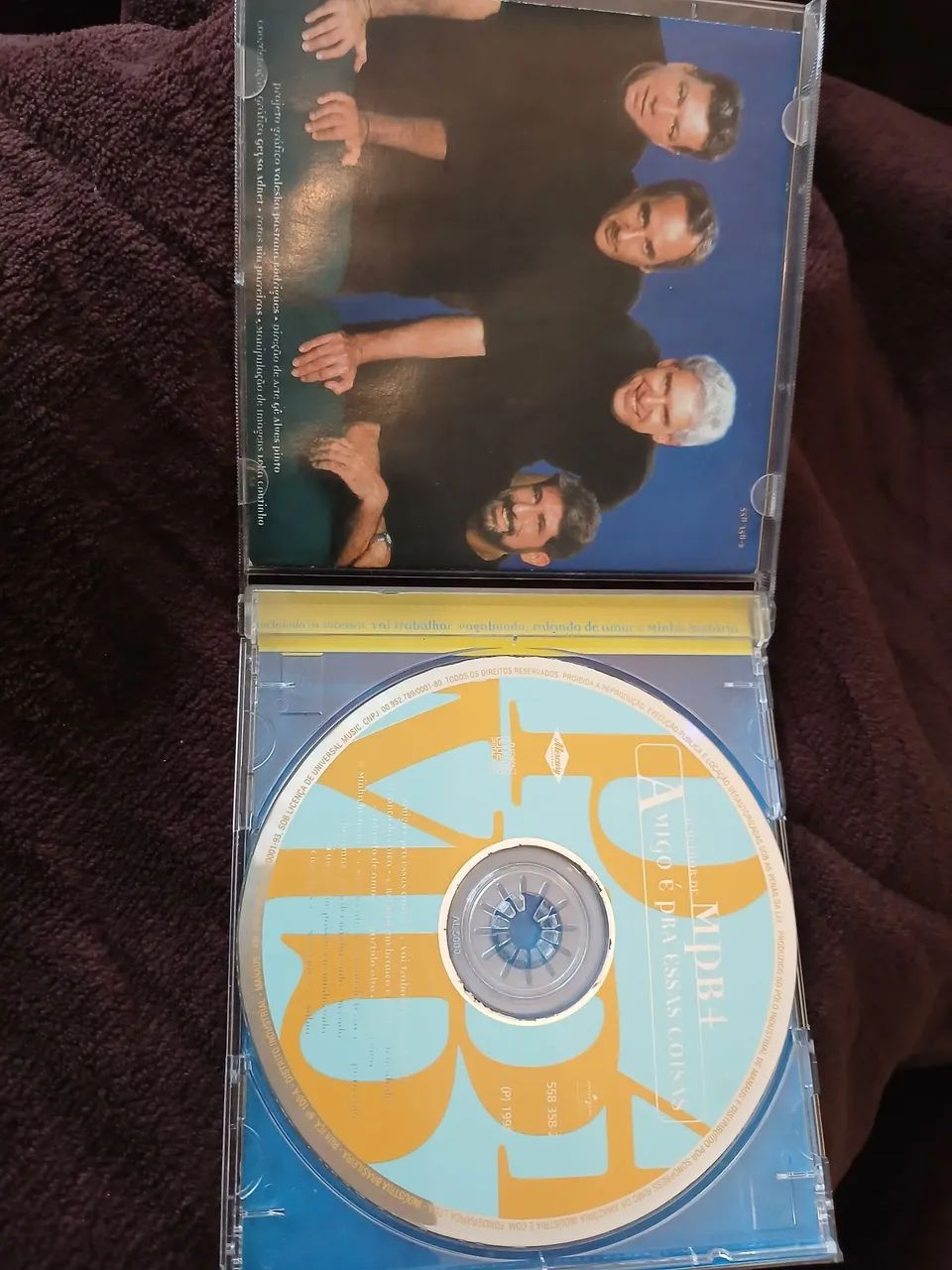 Cd Mpb4 Amigo é pra essas coisas - Foto 3