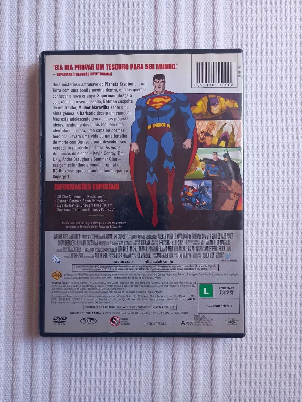 DVD: SUPERMAN/BATMAN [APOCALYPSE] - Foto 2