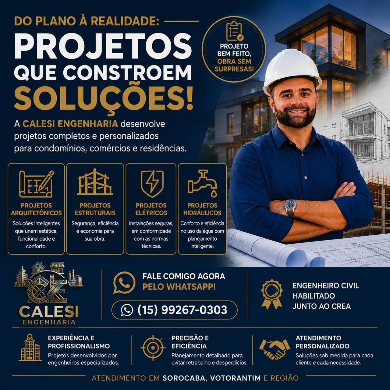 Projetos de Engenharia Civil | Residencial, Comercial e Industrial