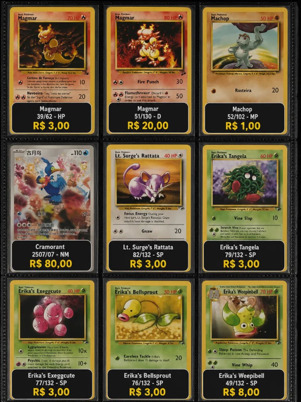 Lote de Cartas Pokemon (NÃO COMPRE ESSE ANUNCIO) - Foto 5
