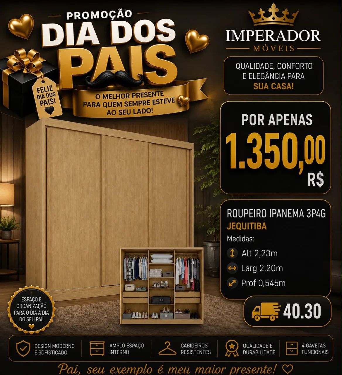 Guarda Roupa Ipanema 