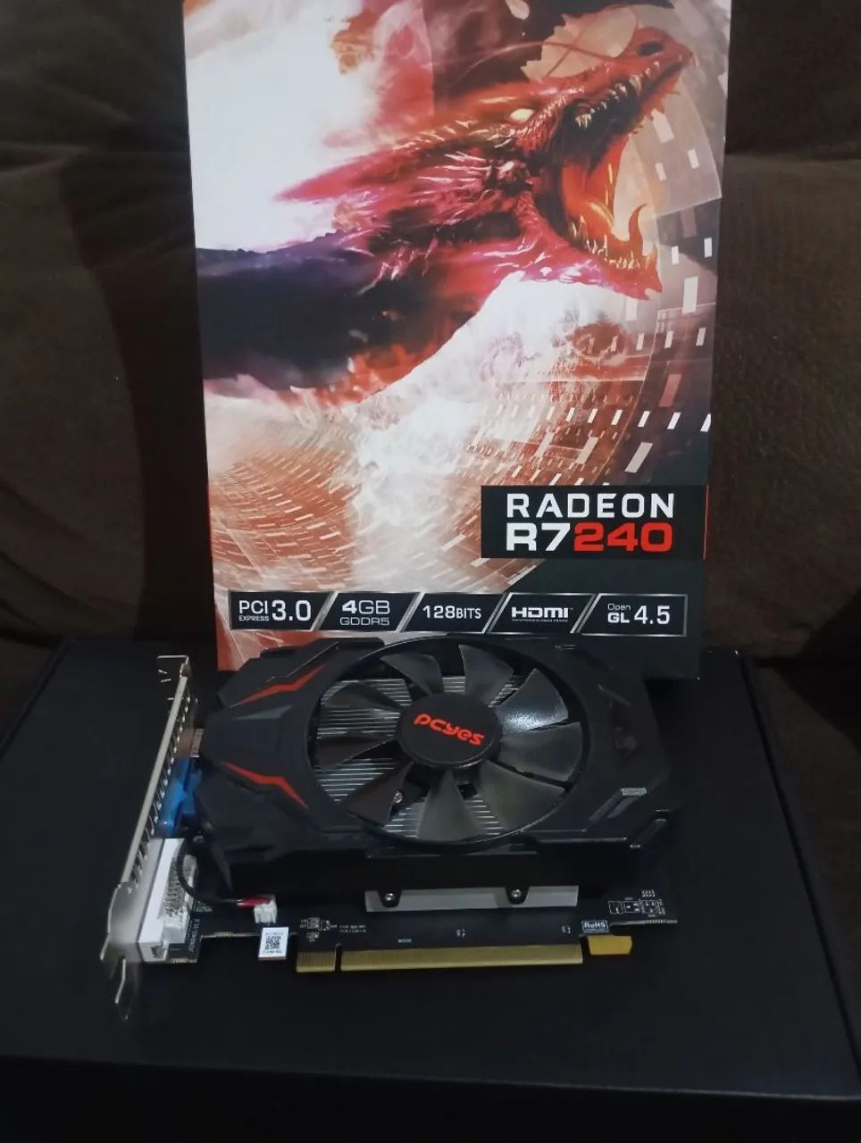 Ati Radeon R7 240 Radeon R7 240 4GB 128bits - Funcionando 100% + Caixa - Placas de Vídeo ...