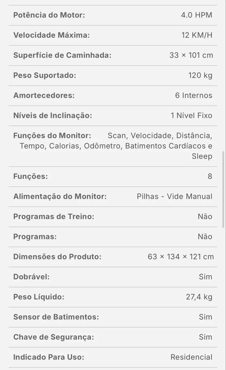 ESTEIRA ATHLETIC Training - Foto 5