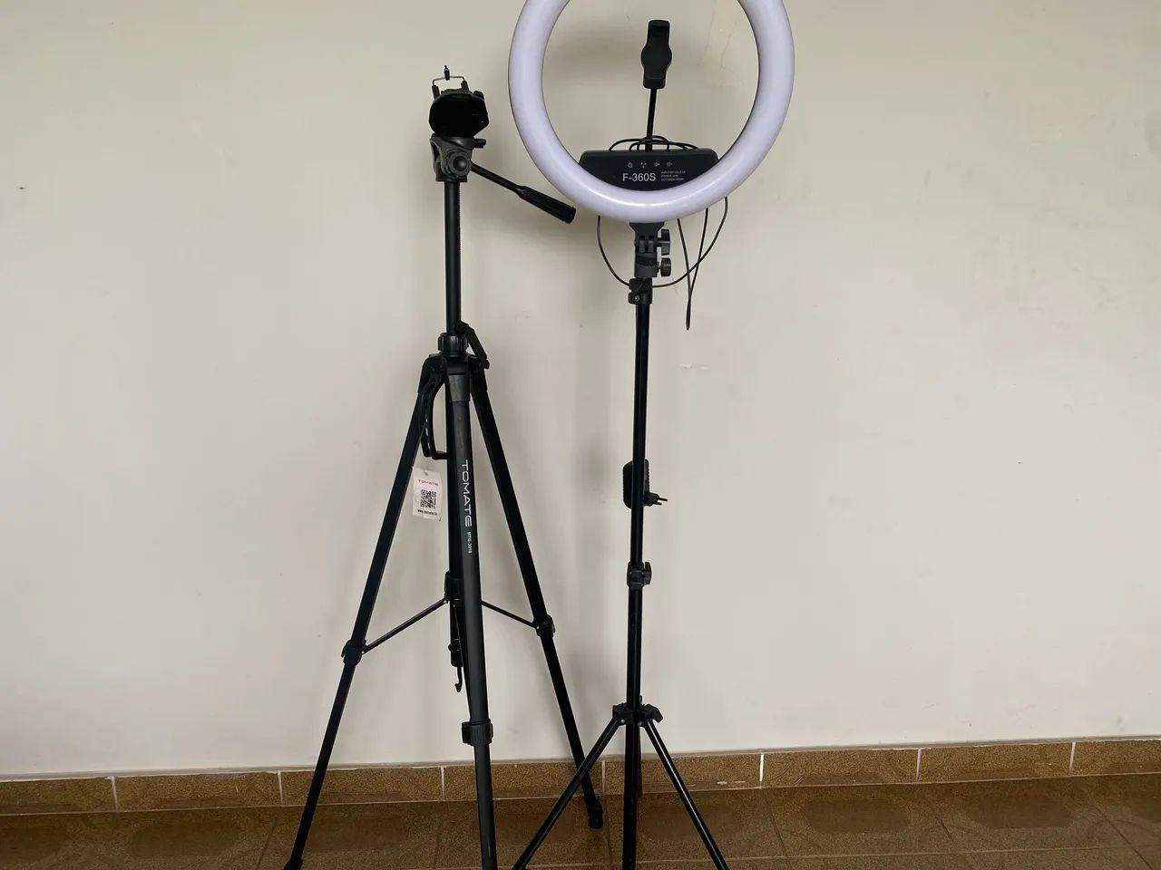 Kit tripé, Ring Light + microfone de mesa  - Foto 5