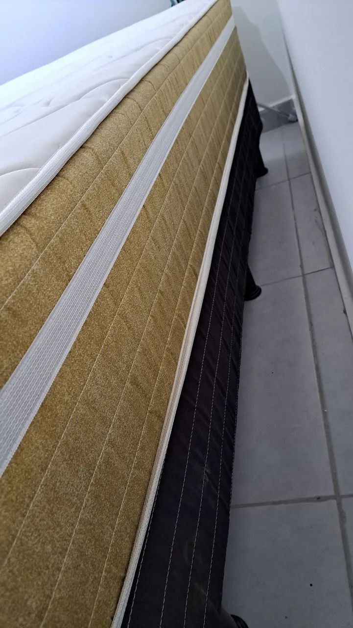Cama casal, box conjugado de molas, semi nova!  - Foto 4