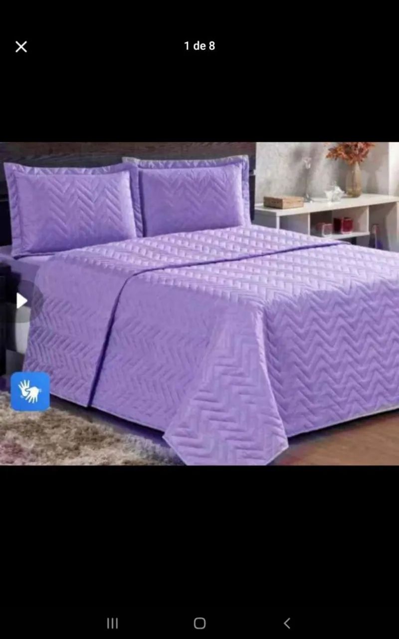 Colcha de cama cobre leito queen