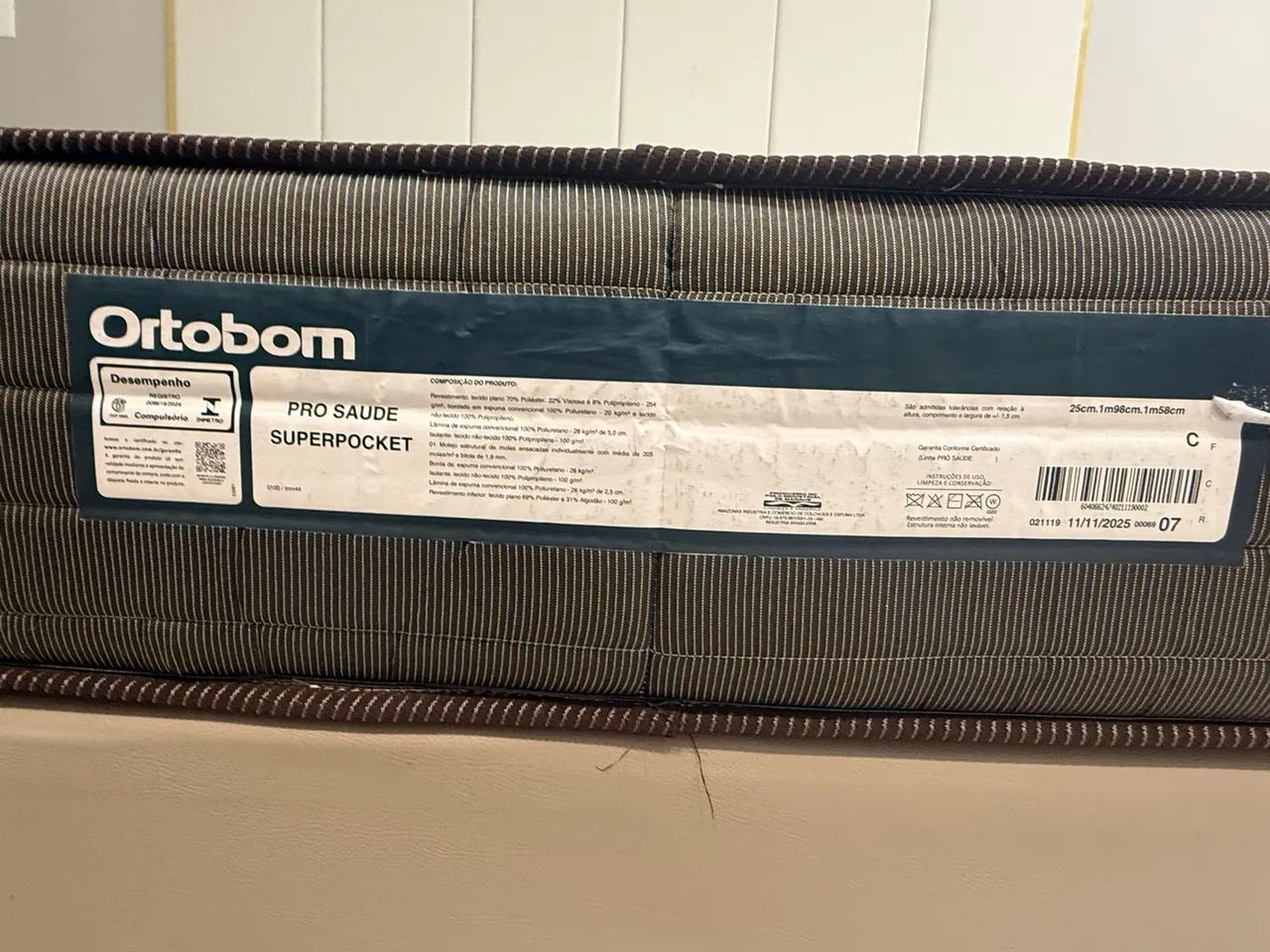 Cama Queen Ortobom seminova - Foto 3