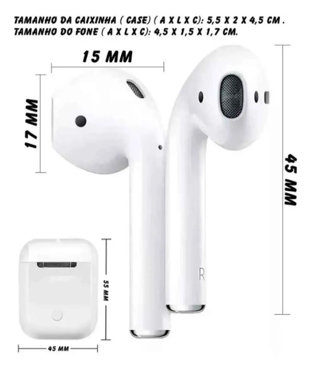 Fone Bluetooth i12 TWS Sem Fio - Foto 4