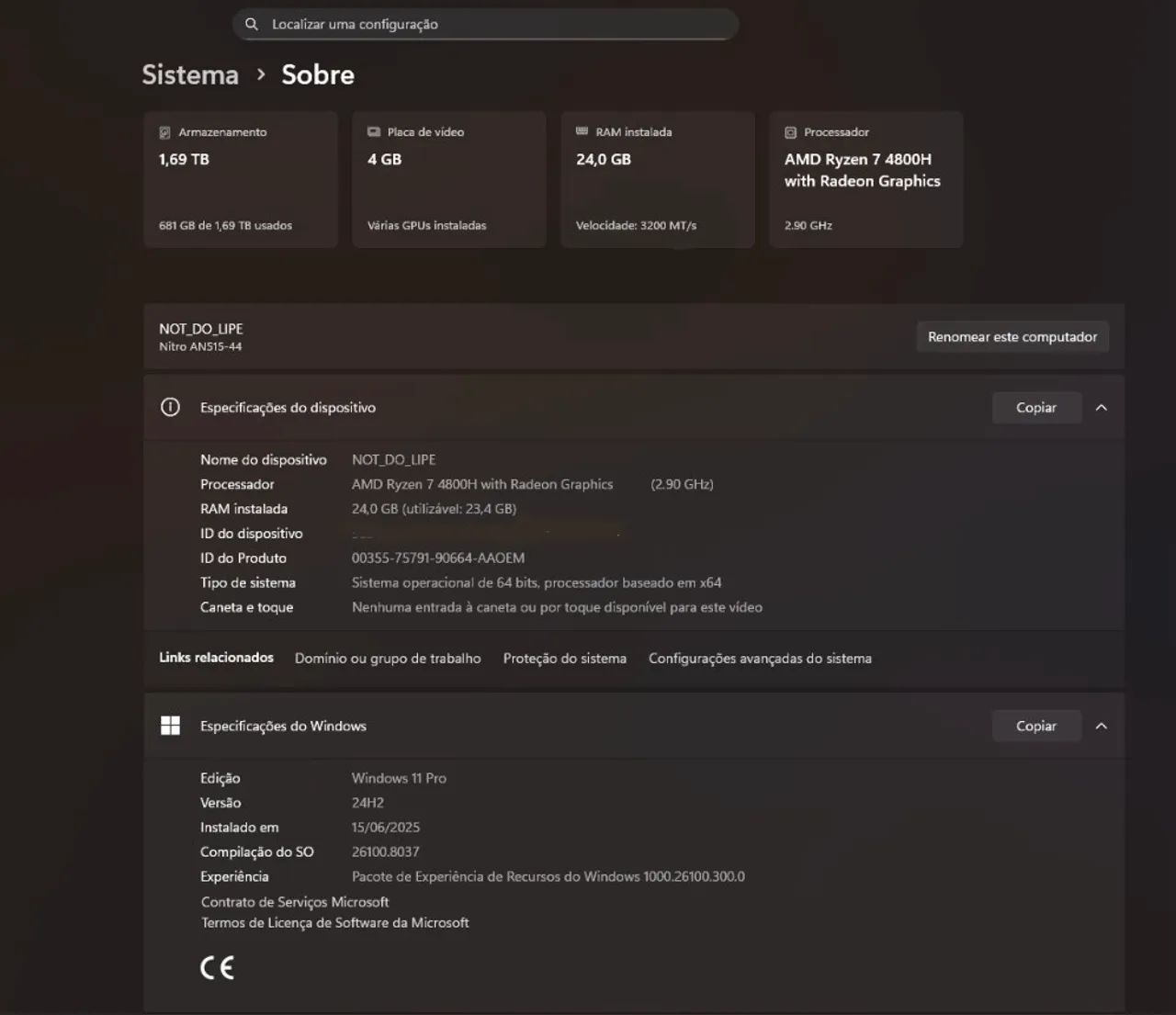 Vendo Notebook Acer Nitro 5 - Foto 4
