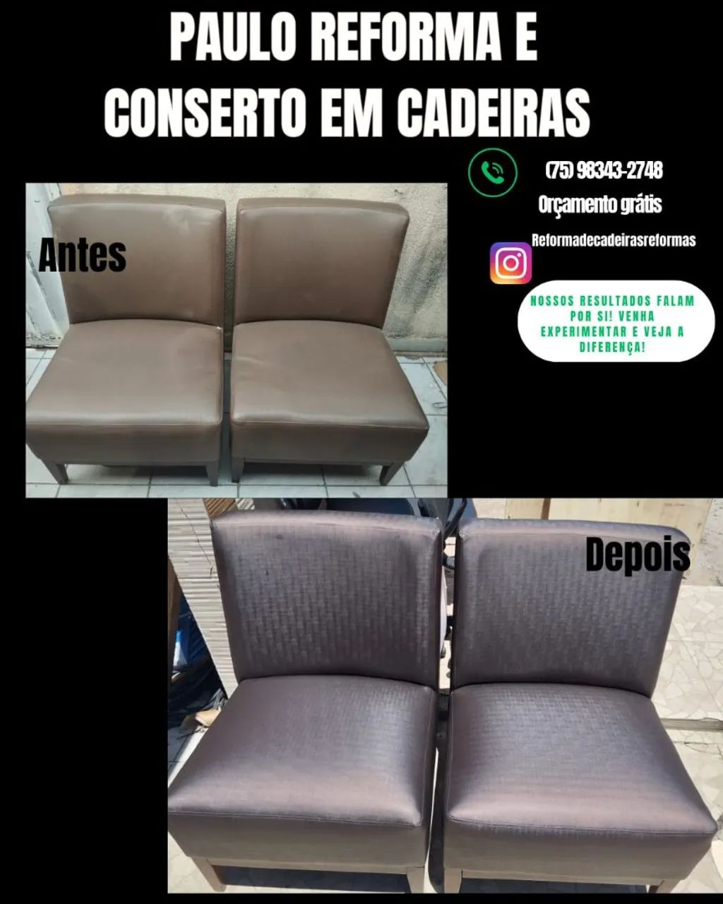 Reforma e conserto de cadeiras - Foto 2