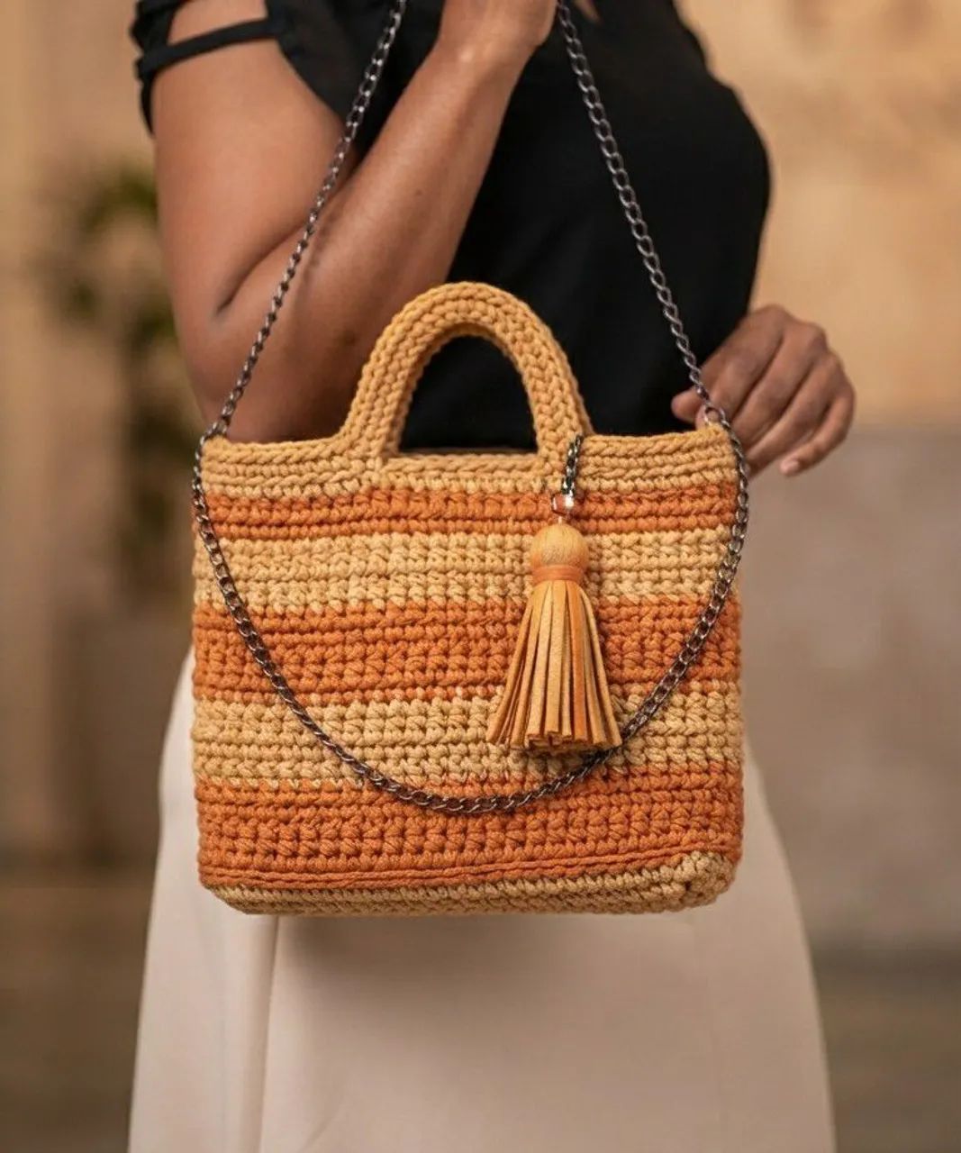 Bolsa de crochê  - Foto 3