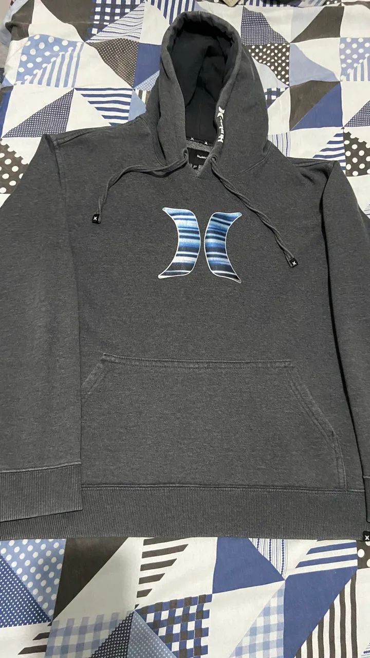 Moletom Hurley Cinza #P - Foto 3