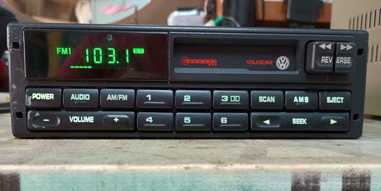 Toca fitas Volksline original Golf GTI 