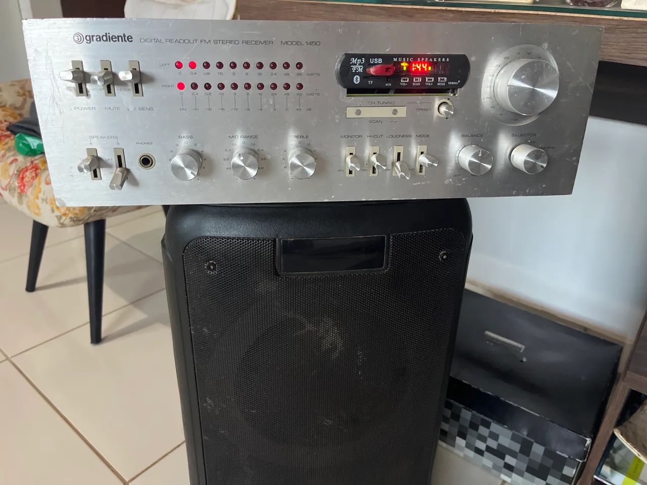Receiver gradiente 1450 com usb e bluetooth - Foto 5