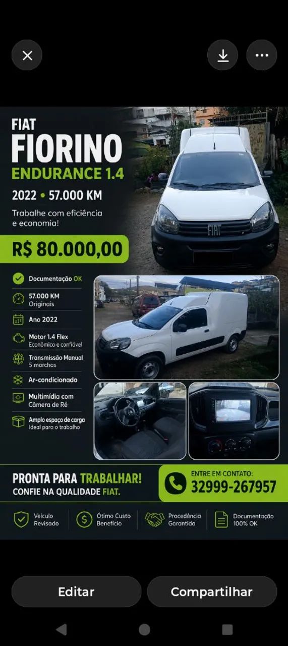 Fiat Fiorino 2022