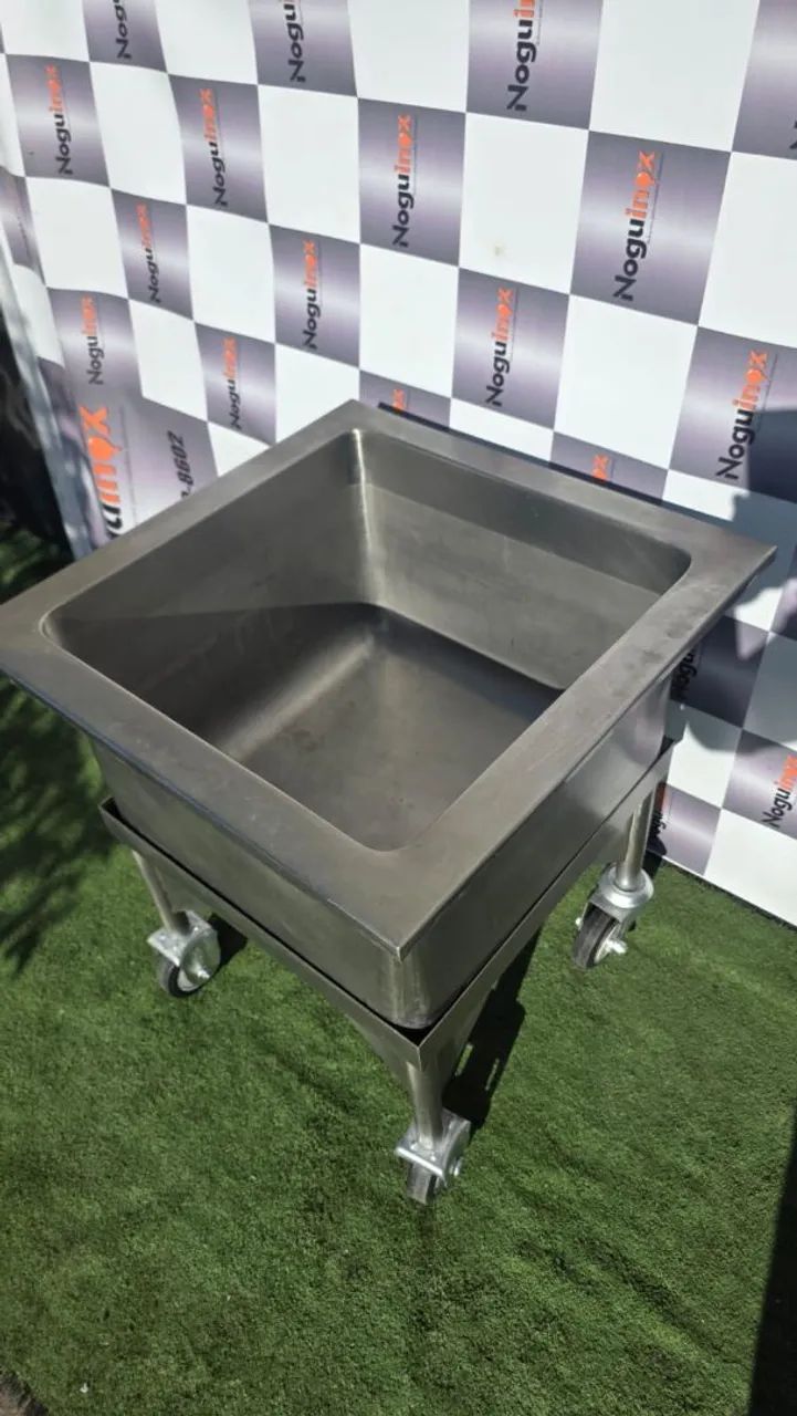 Carinho auxiliar inox  - Foto 2