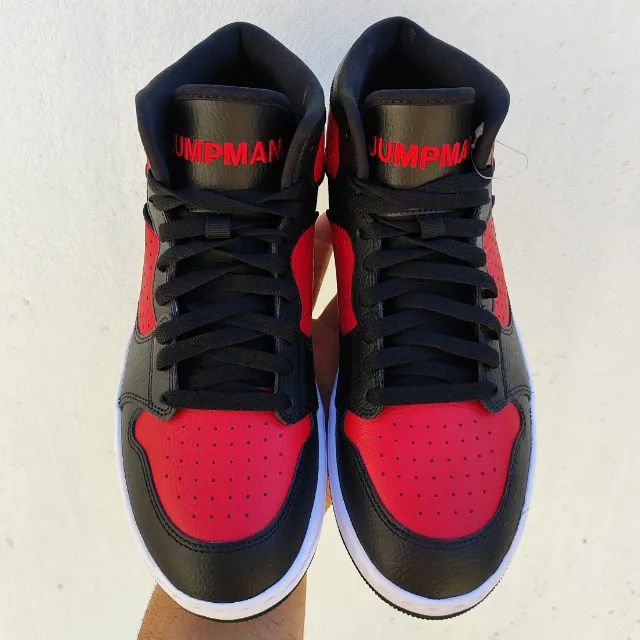 Tênis Nike Jordan Access Jumpman Preto e Vermelho Masculino Novo