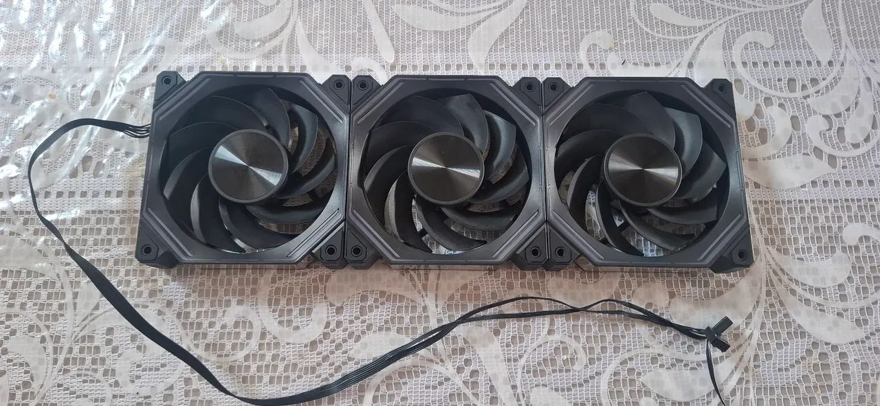 Kit com 3 fans dark flash 