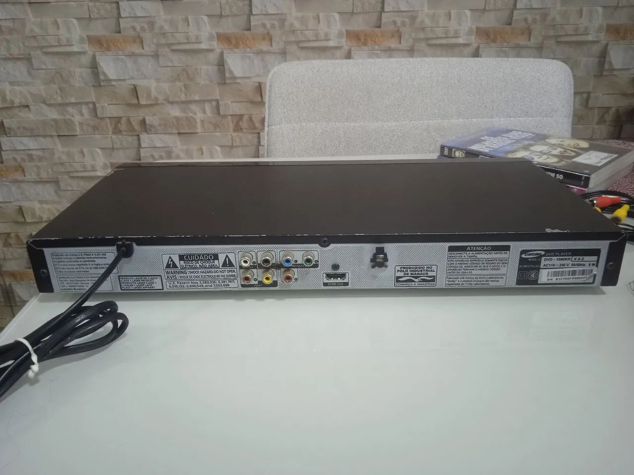 Dvd player Samsung 1080KR HDMI e USB funcionando - Foto 2