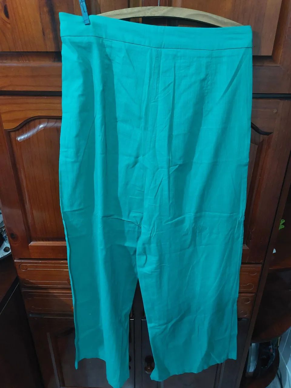 Calça Larga Azul - Tamanho G - Foto 2
