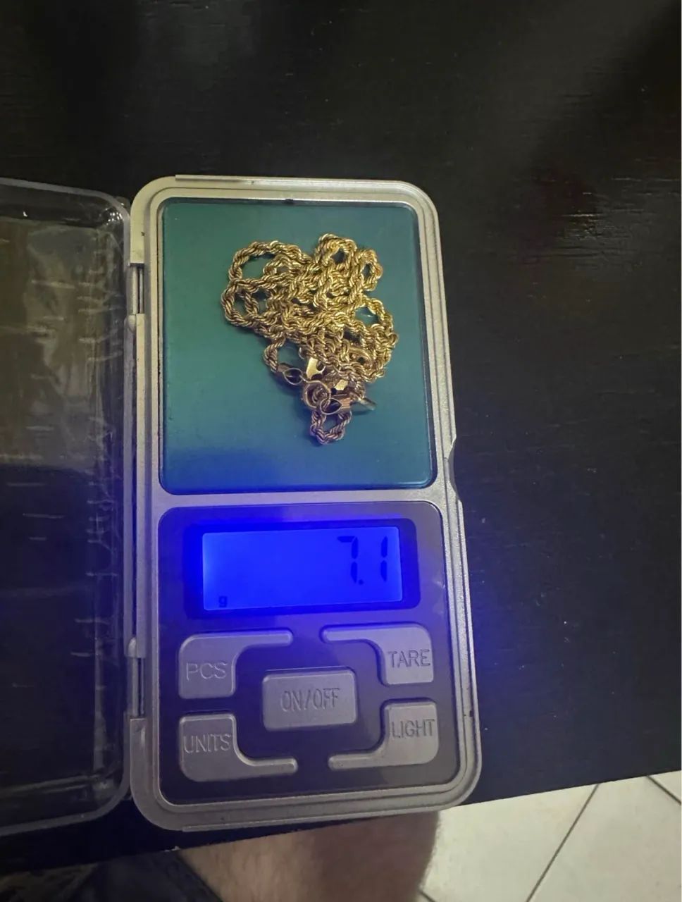 Colar feminino de ouro com Pingente 7.1 Gramas  - Foto 2