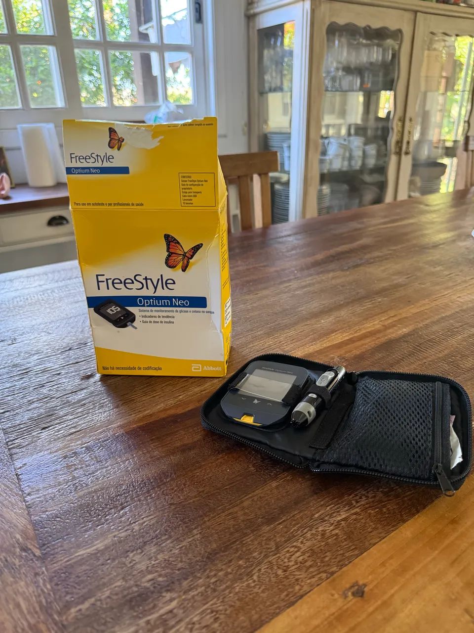 Medidor de cetose e glicemia FreeStyle
