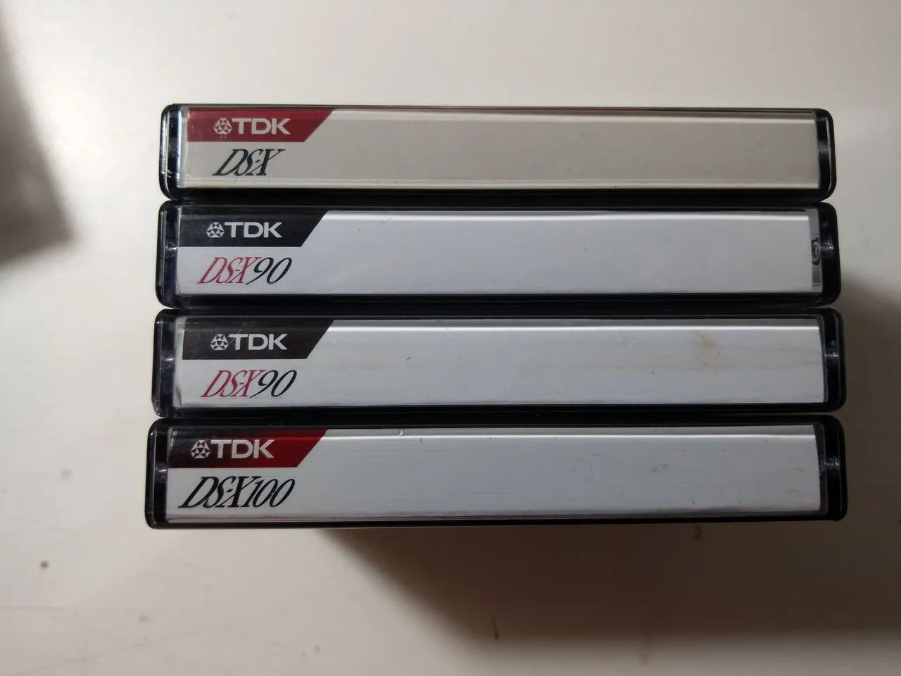 Fita cassete TDK DS-X (alto desempenho) lote 4un