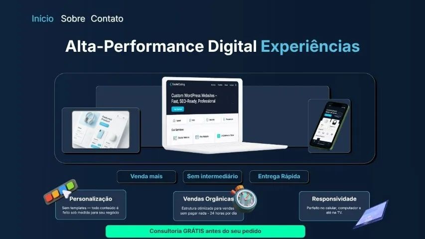 Aumente suas vendas com Site Institucional