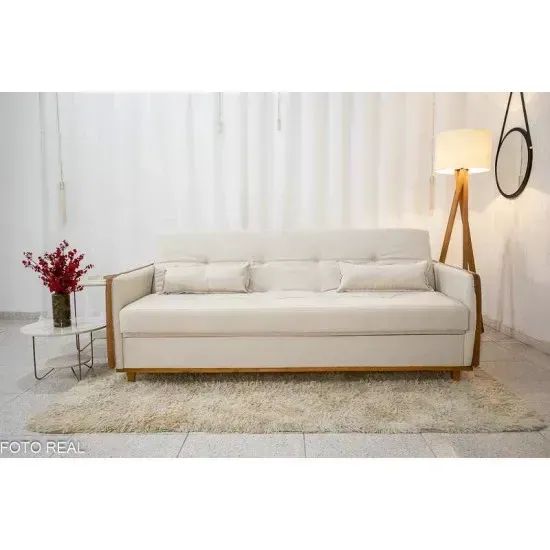 Sofá Cama Ipanema com Baú 2,00 m Linho  Novo!!  Pronta Entrega!!