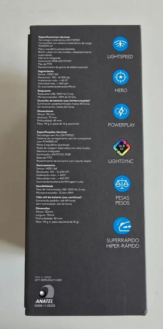 Mouse Gamer Logitech G502 Lightspeed Sem Fio - Foto 2