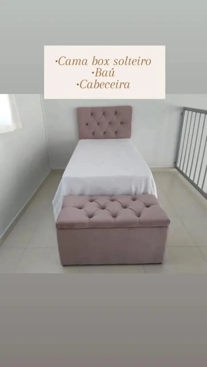 Cama box casal ou solteiro  - Foto 3