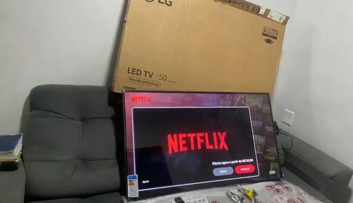 SMART TV LG 4K 50 POLEGADAS LACRADA - Foto 3