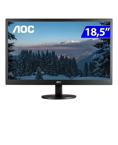 Monitor led aoc e970ws 18,5 polegadas semi novo - Foto 2