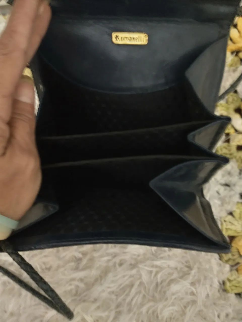 Bolsa carteira couro  - Foto 3