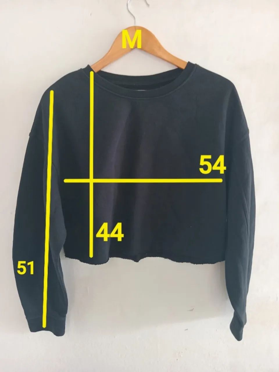  blusa moleton Zara  P/M modelo curto/ manga longa  - Foto 3