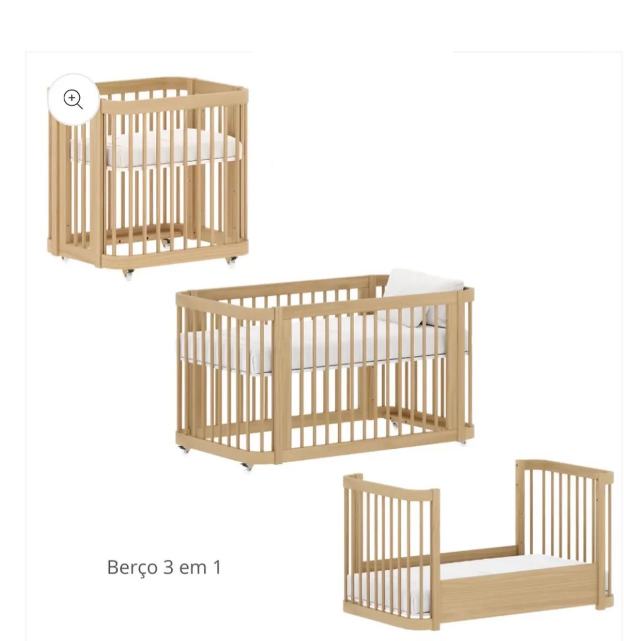 Berço evolutivo 3 em 1 - Foto 3
