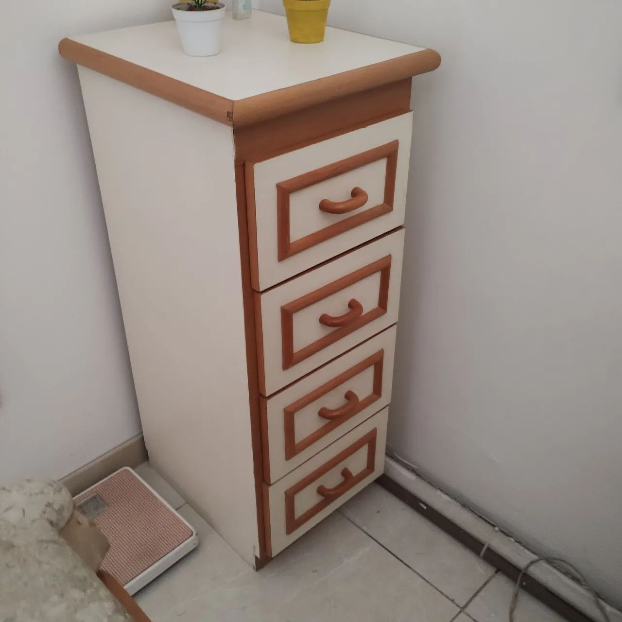 Mesa escritório com bancada em pedra e mais gaveteiro. - Foto 3