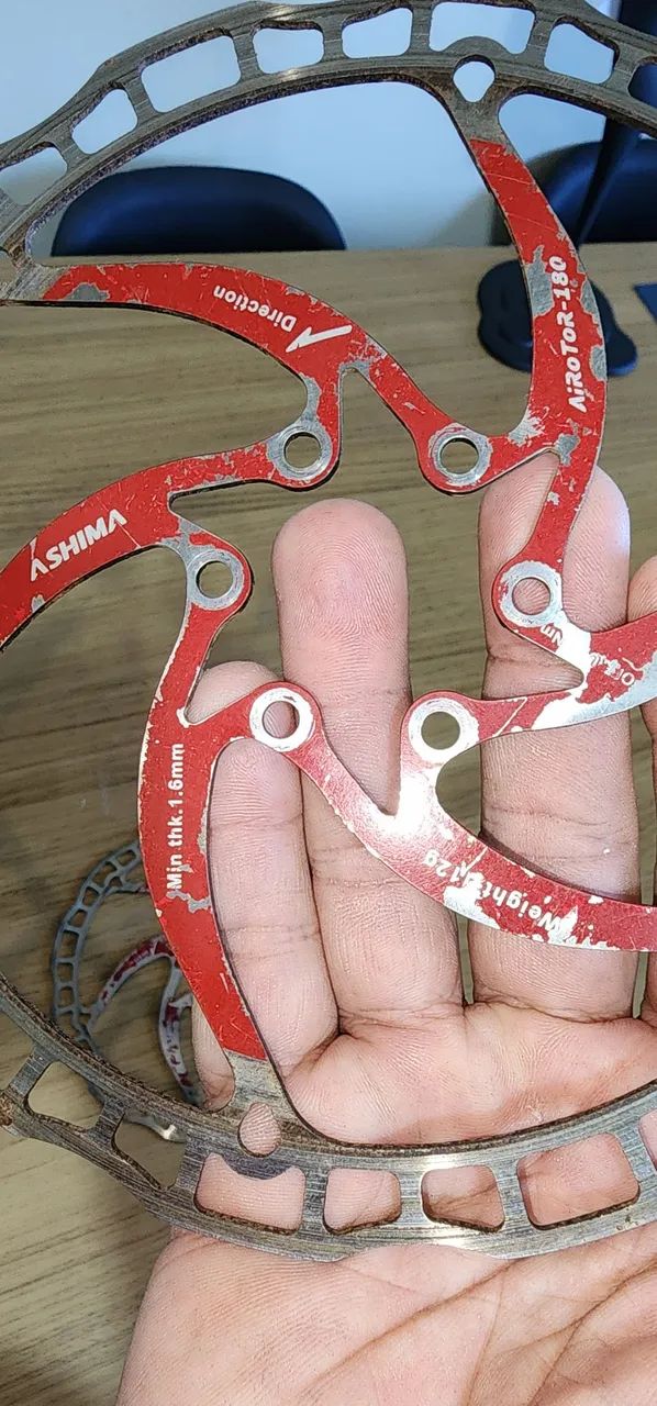 Par de disco de freio para bicicleta. - Foto 3