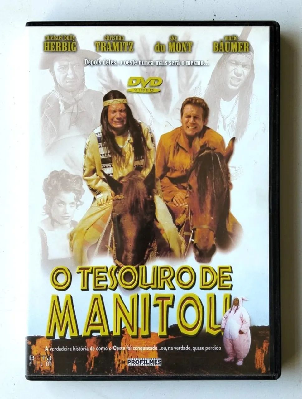 Dvd Filme O Tesouro de Manitou - 2001 - Usado 